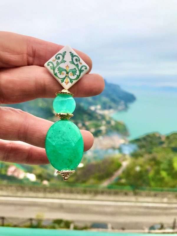 Orecchini Maiolica n.04 - immagine 6