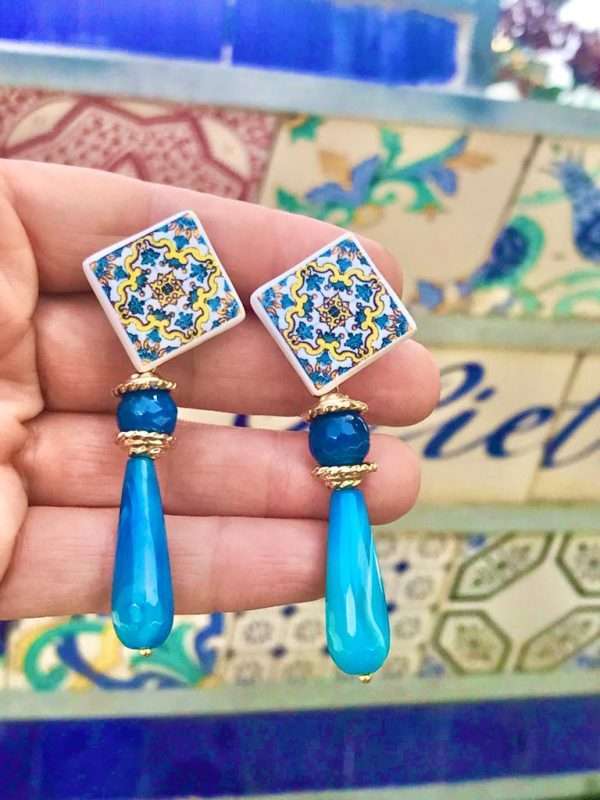 Orecchini Maiolica n.05 - immagine 5
