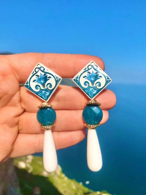 Orecchini Maiolica n.021 - immagine 7