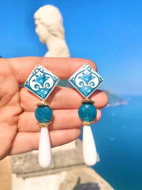 Orecchini Maiolica n.021 - immagine 8