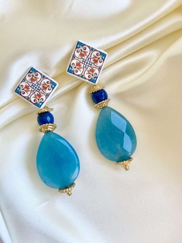 Orecchini Maiolica n.019 - immagine 2