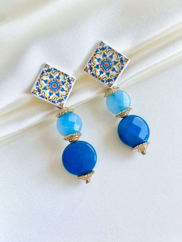 Orecchini Maiolica n.06 - immagine 2