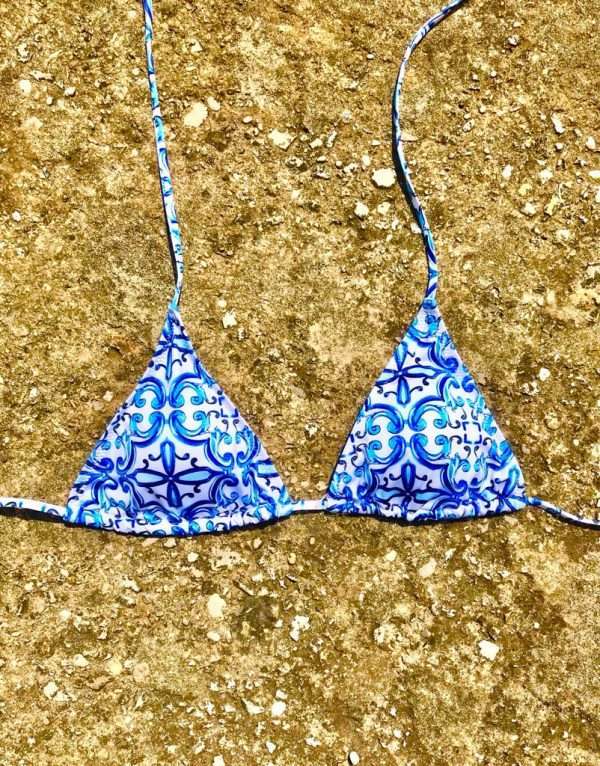 Triangolo Liscio Blue Maiolica - immagine 5