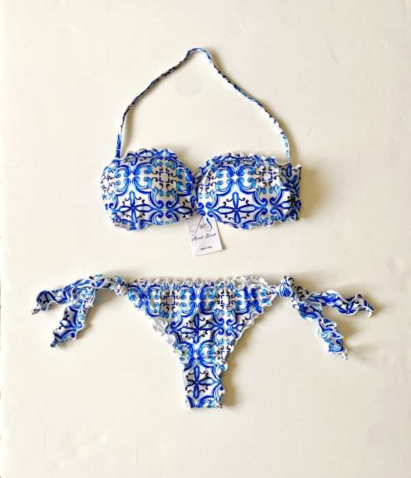 Fascia Fru-fru Blue Maiolica