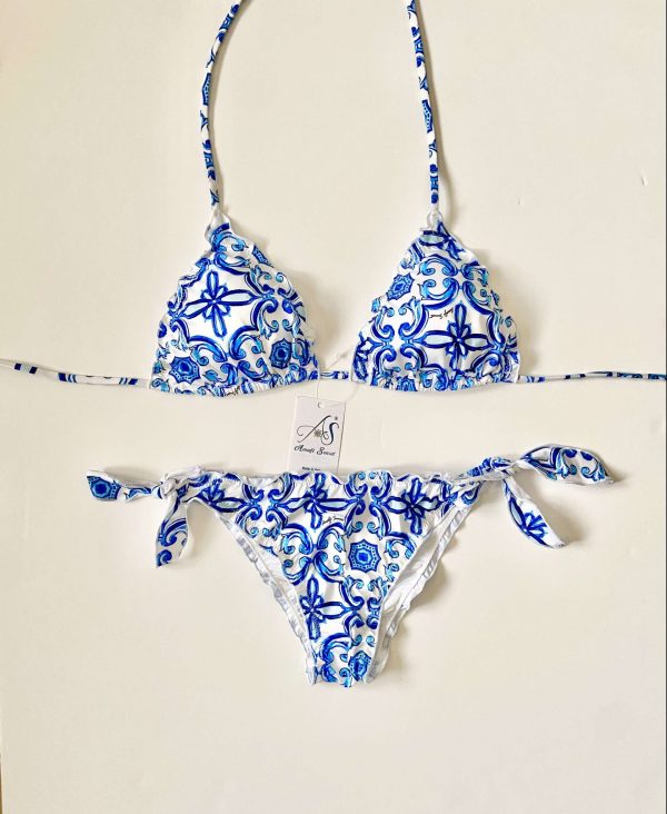 Triangolo Fru-fru Blue Maiolica - immagine 6