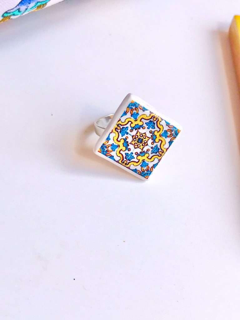 Anello Maiolica n.004 — vista 2