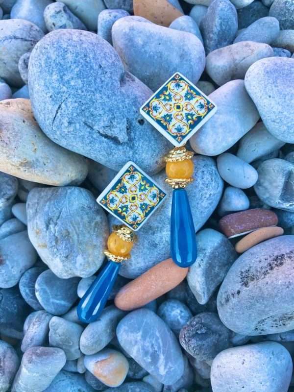 Orecchini Maiolica n.033 - immagine 3
