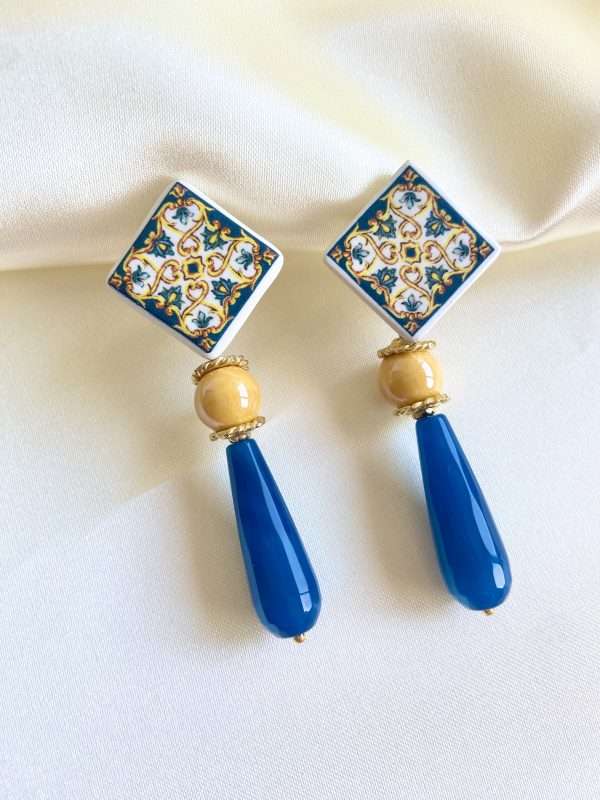 Orecchini Maiolica n.033 - immagine 2
