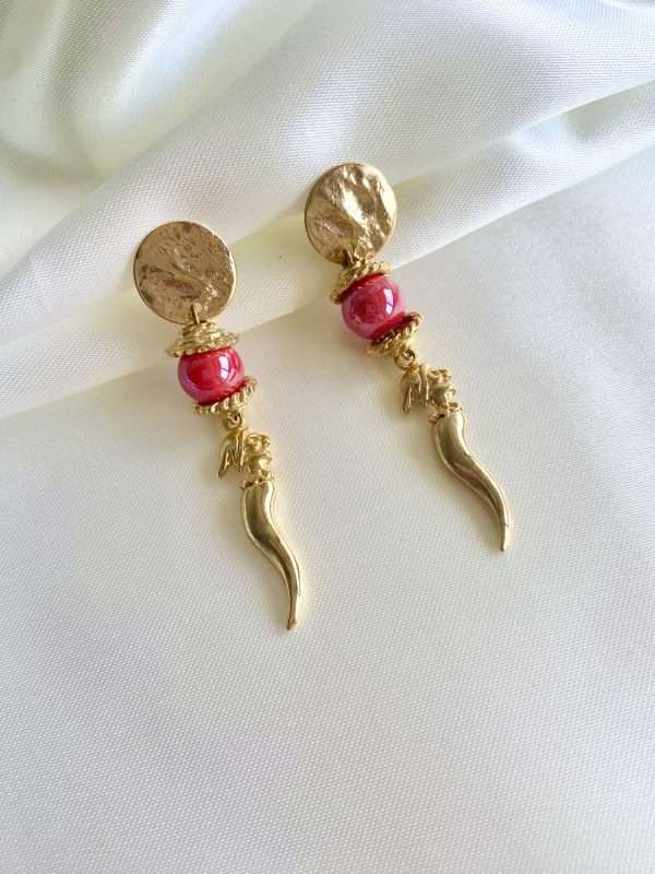 Orecchini Luxury Pulcinella  n.047 - immagine 2