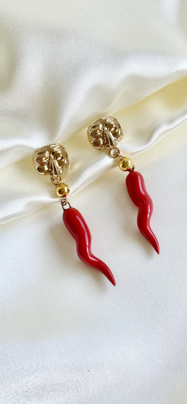 Orecchini Luxury "Pulcinella" n.051 - immagine 2