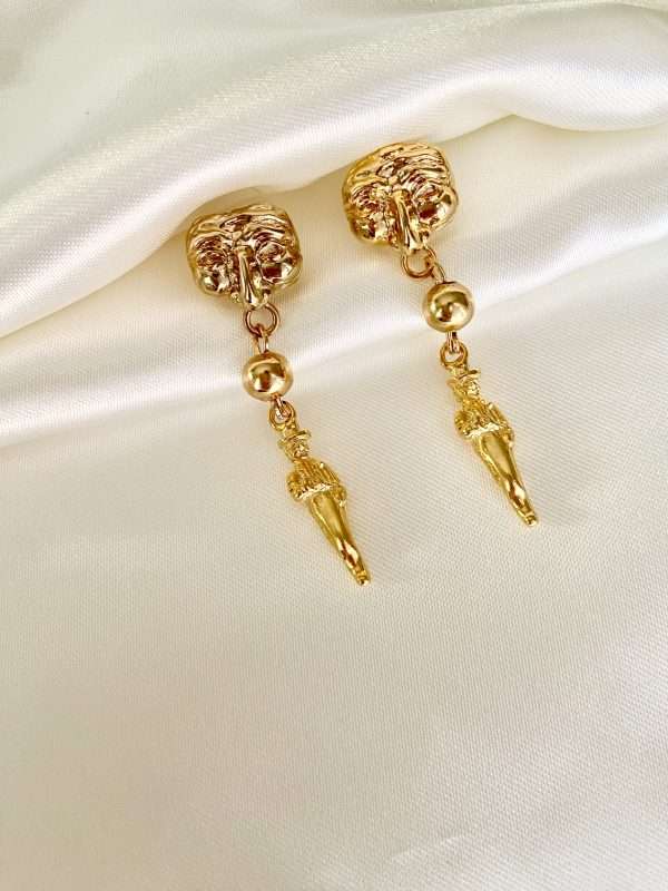 Orecchini Luxury "Pulcinella" n.062 - immagine 2
