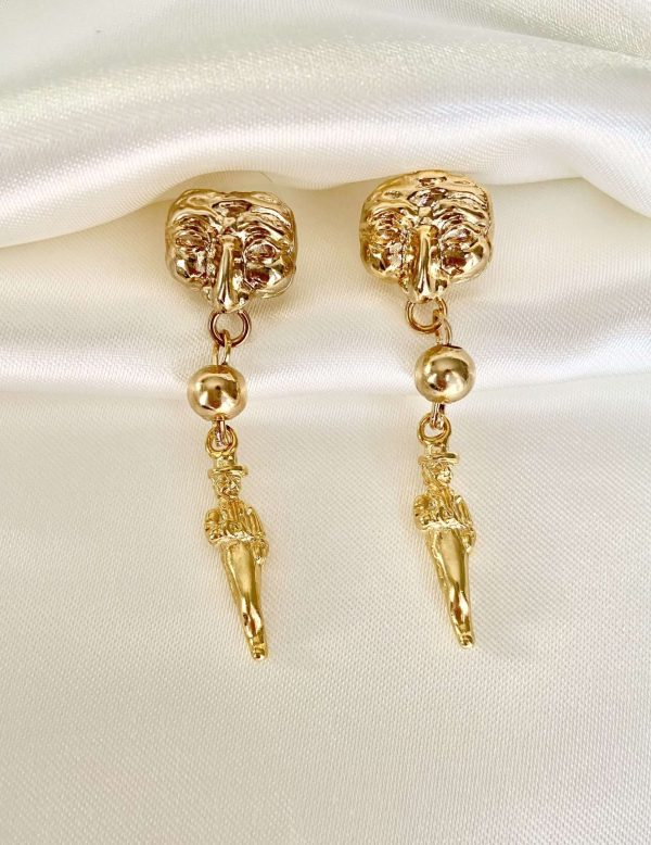 Orecchini Luxury "Pulcinella" n.062