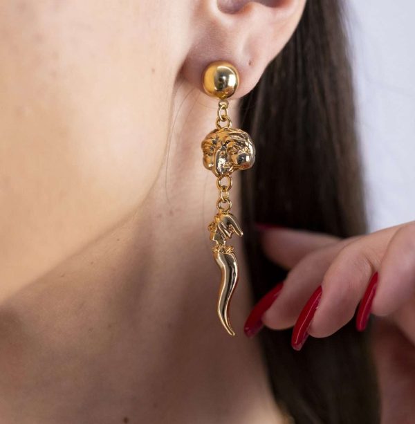 Orecchini Luxury  "Pulcinella" n.091 - immagine 2