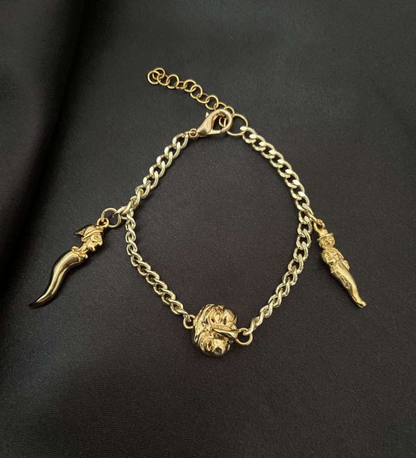Bracciale Luxury "Pulcinella" n.079 - immagine 2