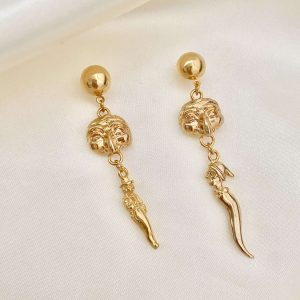 Orecchini Luxury  "Pulcinella" n.091
