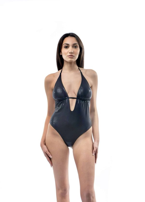 Monokini Black Glitter